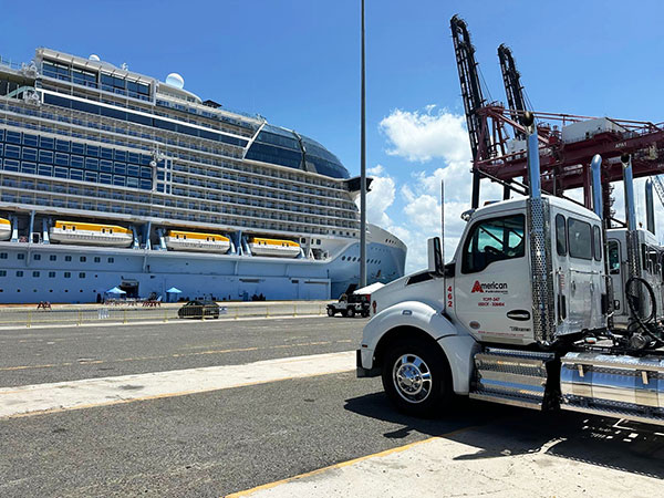 Fuel supply at port in Puerto Rico